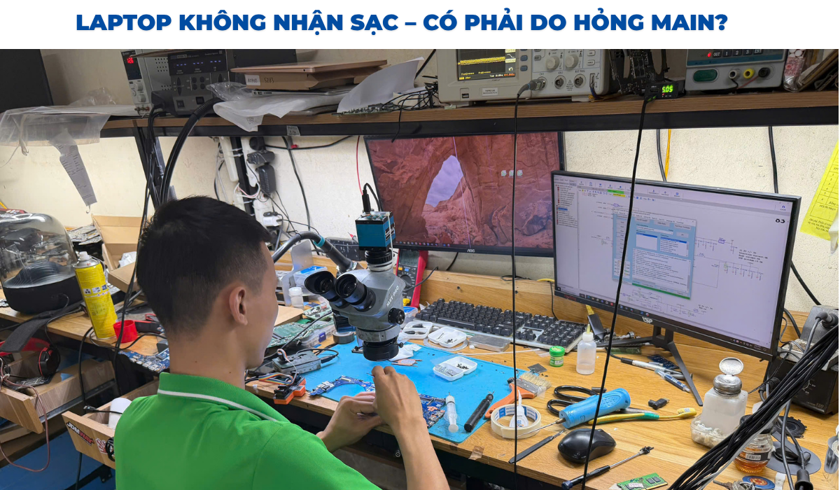 Laptop Không Nhận Sạc – Có Phải Do Hỏng Main?